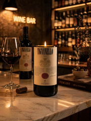 Candela Tignanello | Vino Toscano Riciclato (incisione personalizzata)