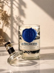Candela Artigianale La Hechicera – Bottiglia Rum Upcycled | Design Premium