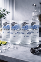 Set Bicchieri Grey Goose da Bottiglia Riciclata – Pezzi Unici Scontati
