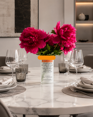 Vaso Design Mandarin – Bottiglia Riciclata Artigianale