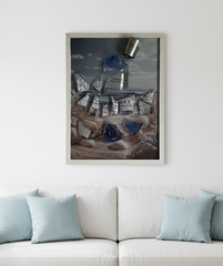 Quadro "Un Mare di Conchiglie" - Arredo Design Artigianale Marino