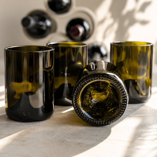 Bicchieri da Bottiglie Marrone champagne (incisione personalizzata)