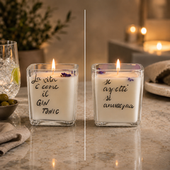 La vita è come il GIN TONIC… se aspetti si annacqua. 🍸🕯️