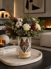 Vaso LONEWOLF Arancione – Vaso da Bottiglia di Gin Riciclata