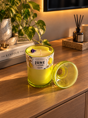Candela da Bottiglia di Gin JUNE | Idea Regalo con incisione personalizzata