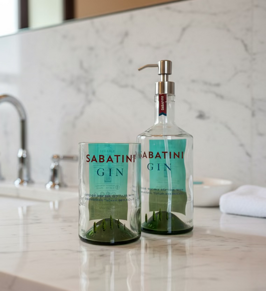 Set Bagno Sabatini Artigianale - Dispenser Sapone e Portaspazzolini