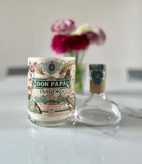 Candela in Bottiglia Don Papa Baroko Riciclata – Design Artigianale