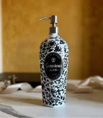Dispenser Sapone Design da Bottiglia Generous Gin Riciclata – Arredo Bagno Elegante