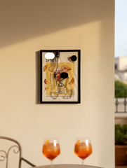Quadro Aperitivo Italiano- Arredo Design Artigianale