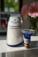 Candela Gin Mare Capri con tappo — Artigianale riciclata design mediterraneo