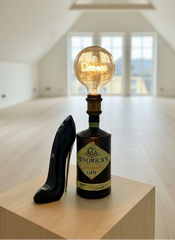 Lampada Hendrick's Amazzonia - Design Upcycling Esotico (incisione personalizzata)