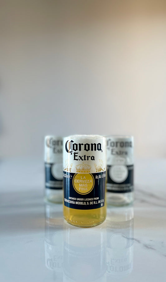 Bicchieri da Bottiglie Corona Riciclate