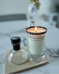 Candela Gin London n.1 con tappo — Artigianale riciclata (incisione personalizzata)