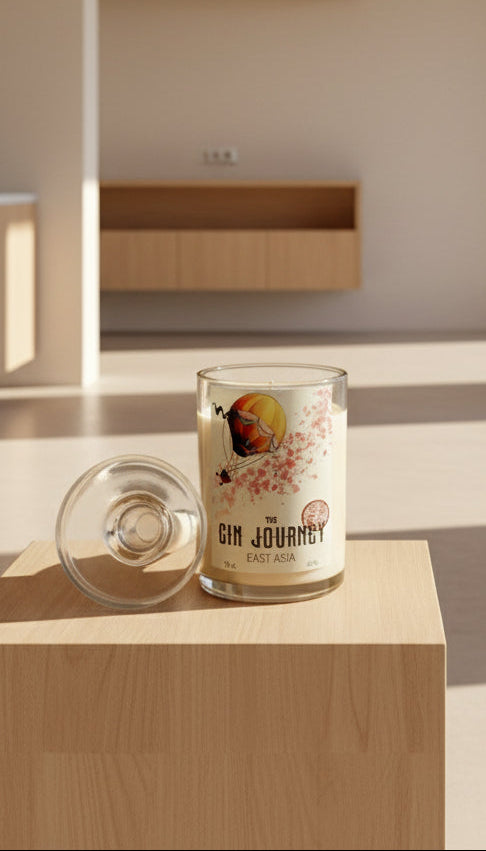 Candela Mongolfiera con tappo (incisione personalizzata)