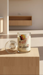 Candela Mongolfiera con tappo (incisione personalizzata)