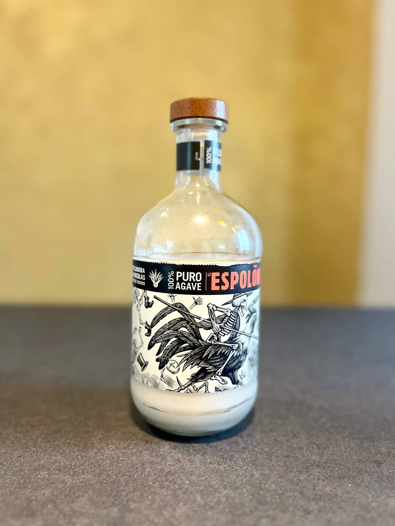 Candela Espolon con tappo (incisione personalizzata)