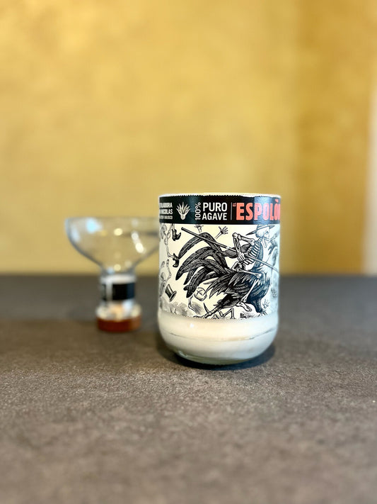 Candela Espolon con tappo (incisione personalizzata)