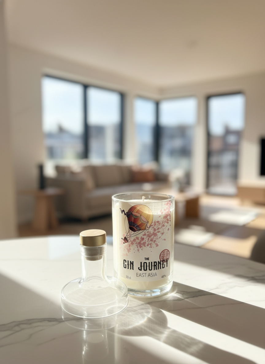 Candela Mongolfiera con tappo (incisione personalizzata)