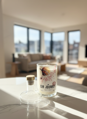 Candela Mongolfiera con tappo (incisione personalizzata)