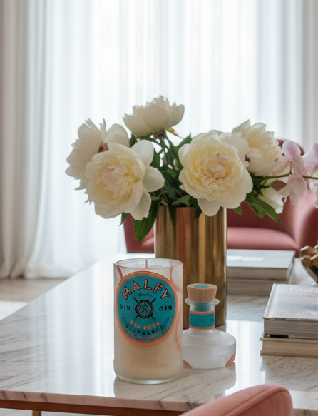 Candela Malfy con tappo (incisione personalizzata)