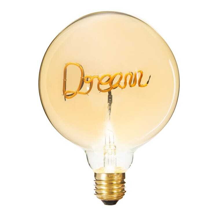 Lampadina con scritta a led Dream