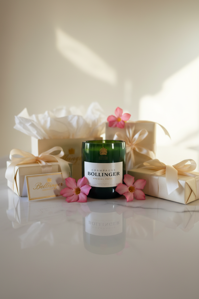 candela champagne idea regalo