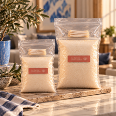 Refill Candela in Cera di Sabbia – 1 kg. LA TUA BOTTIGLIA NON È FINITA. RICARICALA.