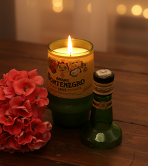 Candela Amaro Montenegro con tappo — Artigianale riciclata design storico