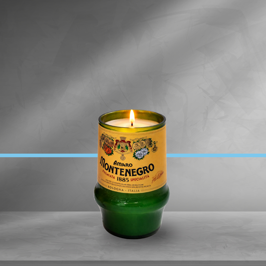 Candela Amaro Montenegro con tappo — Artigianale riciclata design storico