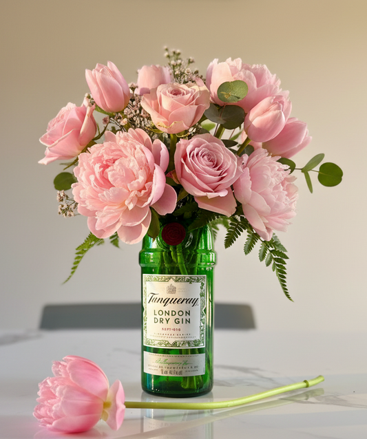 Vaso Tanqueray Gin - Vetro Riciclato Artigianale