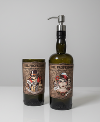 Set Bagno Del Professore Artigianale - Dispenser Sapone e Portaspazzolini