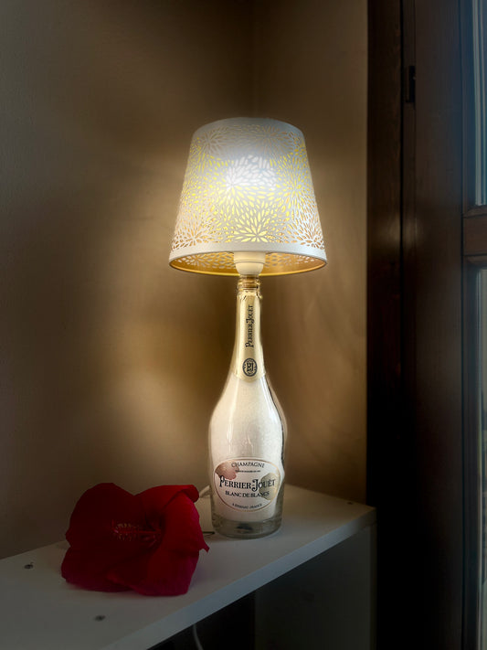 Lampada P.J. paralume acciaio