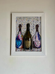 Champagne on the wall
