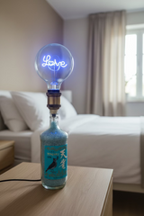 Lampada Artistica Tenjaku – Love Blu