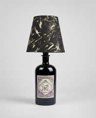 Lampada Bottiglia Monkey Gin - Paralume Dipinto a Mano (incisione personalizzata)