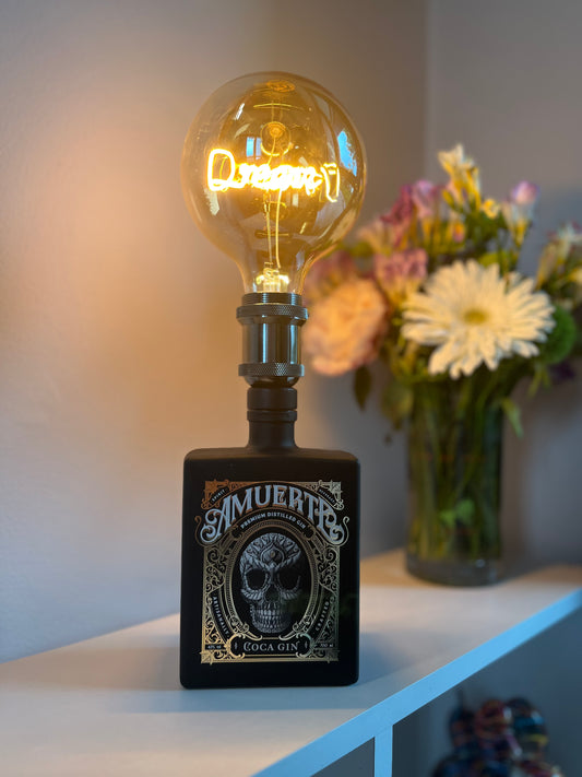 Lampada Amuerte Nero (incisione personalizzata)