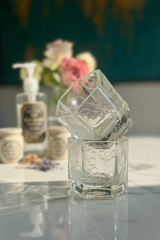 Bicchieri Gin Roku da bottiglie riciclate – Set lavorato Design Giapponese
