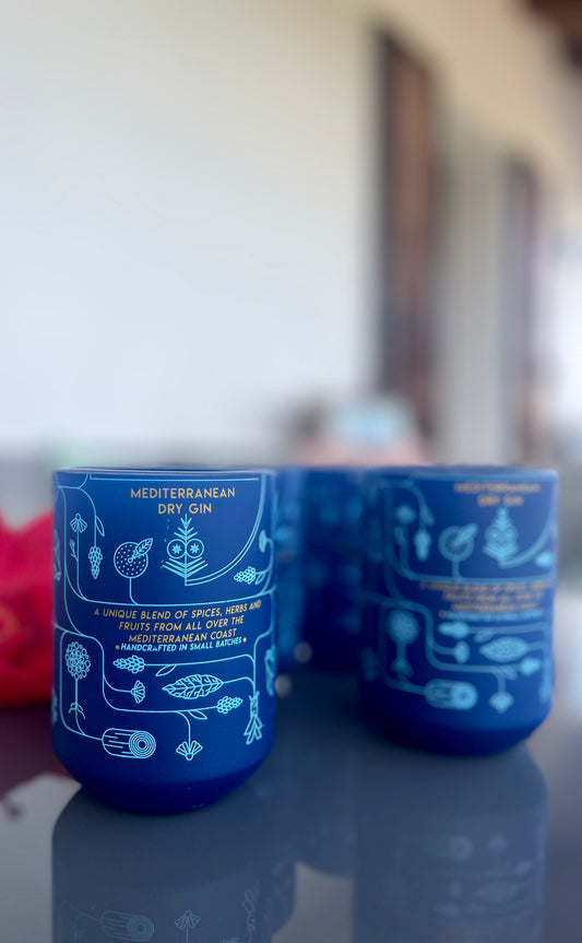 Set 4 bicchieri Mataroa gin (incisione personalizzata)
