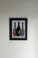 Champagne on the wall