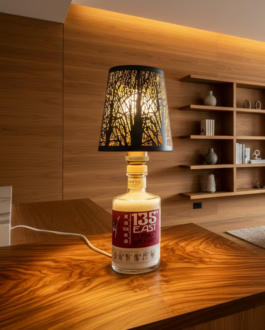 Lampada 135 East - Design Upcycling Gin (incisione personalizzata)