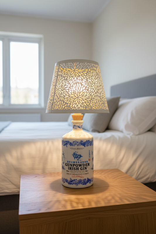 Lampada Artigianale Gunpowder – RGB USB Ricaricabile – Bottiglia in Ceramica Riciclata
