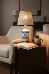 Lampada Artigianale Gunpowder – RGB USB Ricaricabile – Bottiglia in Ceramica Riciclata