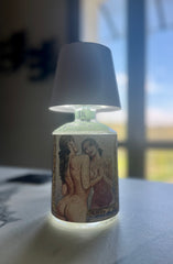 Lampada J.Rose bianca con ricarica USB