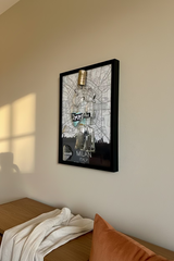 La Milano da Bere Quadro Artigianale Campari