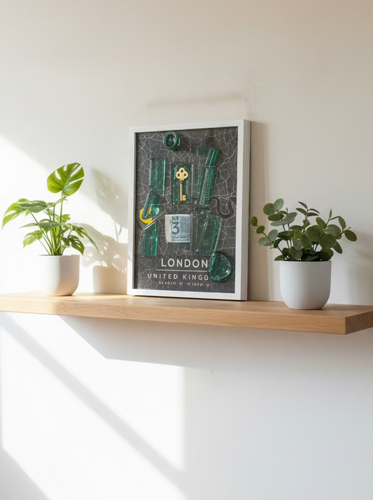 Quadro "The Key of London" - Arredo Design Artigianale Stile British