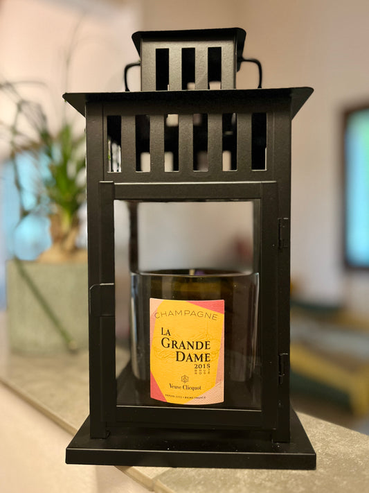 Candela Veuve La Grand Dame con lanterna (incisione personalizzata)