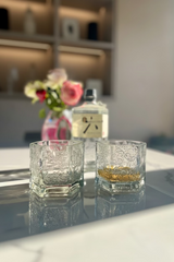 Bicchieri Gin Roku da bottiglie riciclate – Set lavorato Design Giapponese