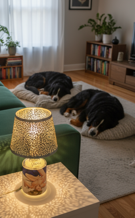 Lampada J.Rose bianco e oro