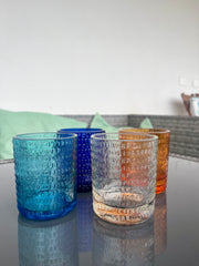 Set 4 Bicchieri Poli multicolor (incisione personalizzata)