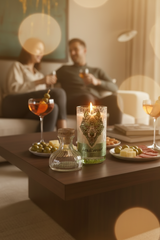 Candela Lonewolf Gin Riciclata – Design Artigianale in Vetro